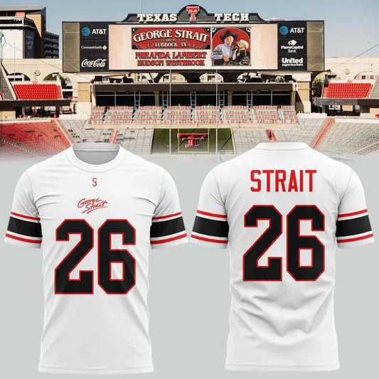 Special 2026 George Strait x Texas Tech Football T-Shirt | TA30 Moonbestprint