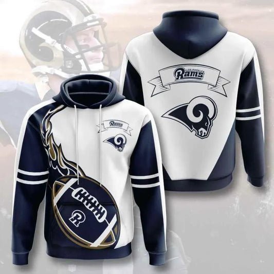 Sports American Football Los Angeles Rams NFL 3D All Over Print Hoodie -Moonbestprint