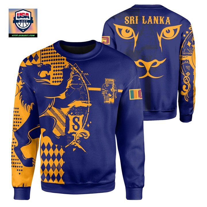 Sri Lanka King Of Lion Sweater Blue ? J5 ? Usalast