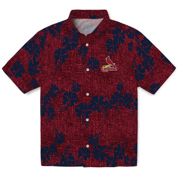 St. Louis Cardinals Hawaiian Shirt - 50th State Flower | Moonbestprint