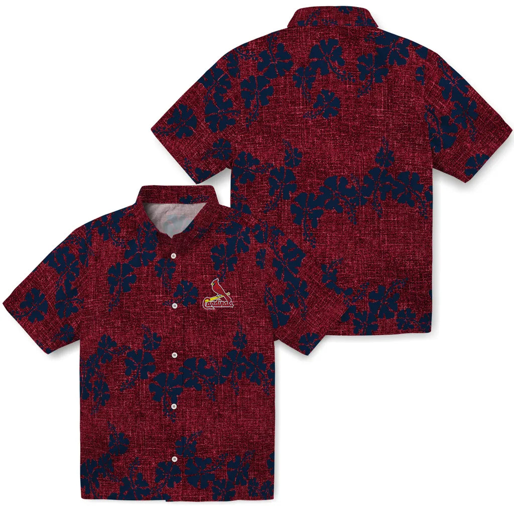 St. Louis Cardinals Hawaiian Shirt - 50th State Flower | Moonbestprint