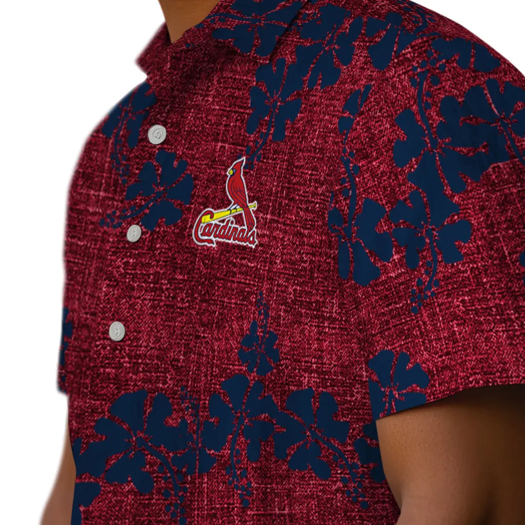 St. Louis Cardinals Hawaiian Shirt - 50th State Flower | Moonbestprint