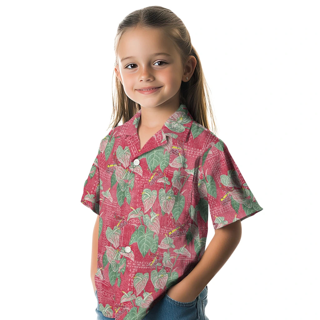 St. Louis Cardinals Hawaiian Shirt - Anthurium Overlay | Moonbestprint
