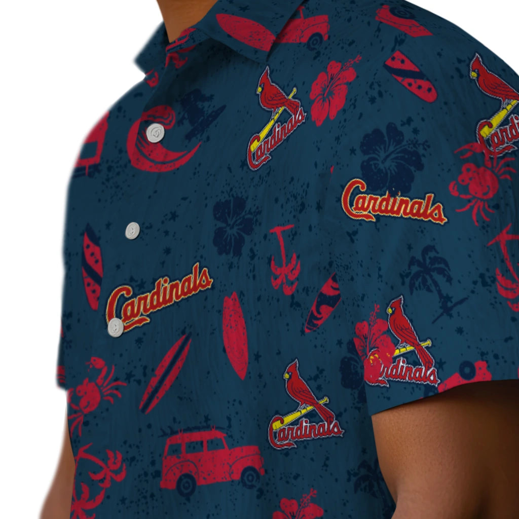 St. Louis Cardinals Hawaiian Shirt - Beach Vibe | Moonbestprint