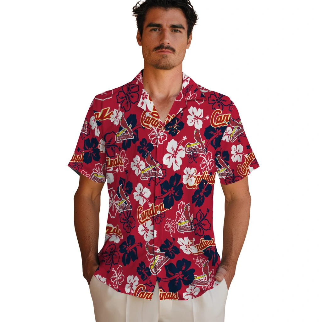 St. Louis Cardinals Hibiscus Bloom Hawaiian Shirt – Moonbestprint