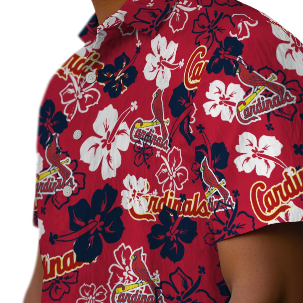 St. Louis Cardinals Hibiscus Bloom Hawaiian Shirt – Moonbestprint
