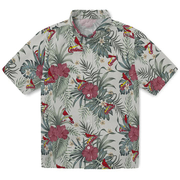 St. Louis Cardinals Hawaiian Shirt - Hibiscus Designs | Moonbestprint