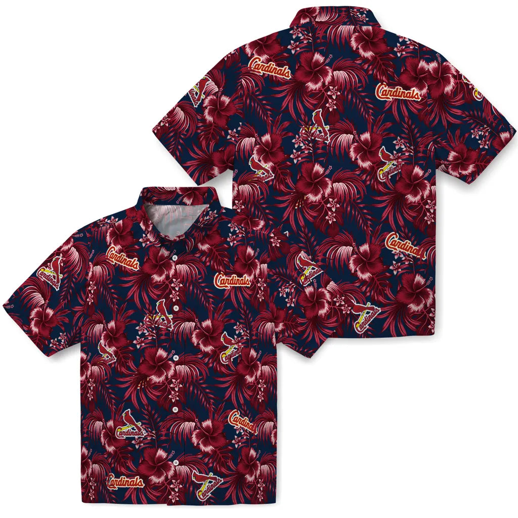 St. Louis Cardinals Hawaiian Shirt - Hibiscus Exotic | Moonbestprint