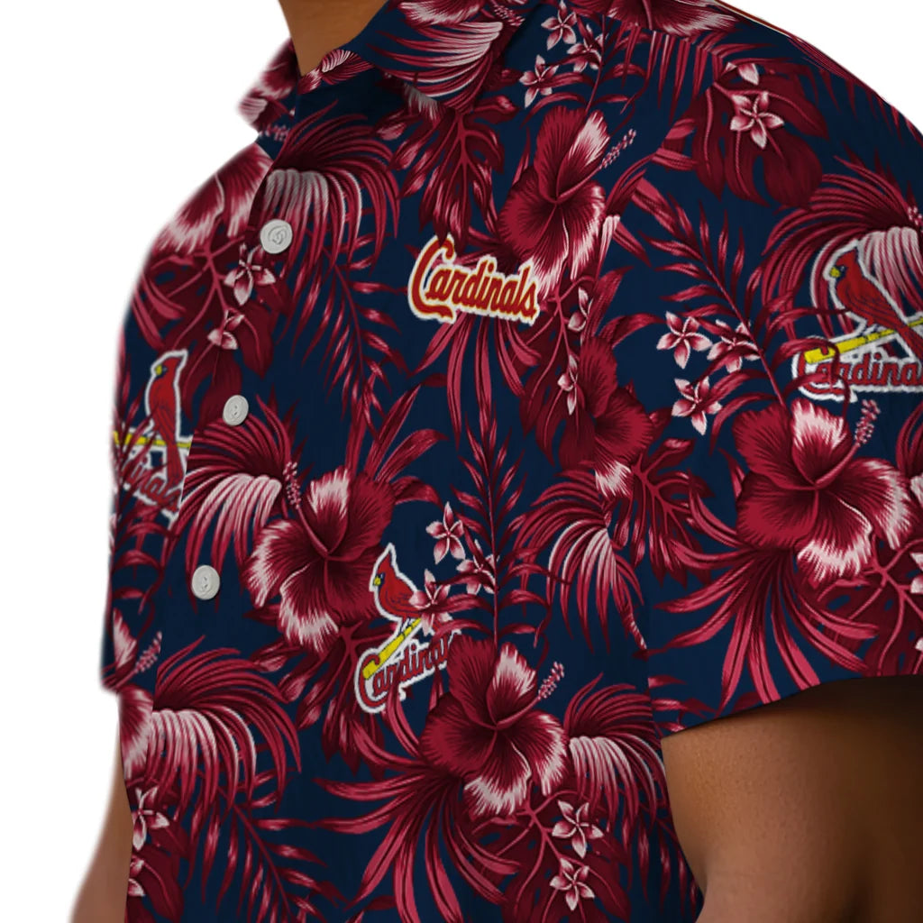 St. Louis Cardinals Hawaiian Shirt - Hibiscus Exotic | Moonbestprint