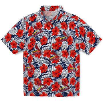 St. Louis Cardinals Hawaiian Shirt - Hibiscus Fiesta | Moonbestprint