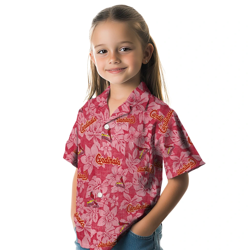 St. Louis Cardinals Hawaiian Shirt - Hibiscus Oasis | Moonbestprint