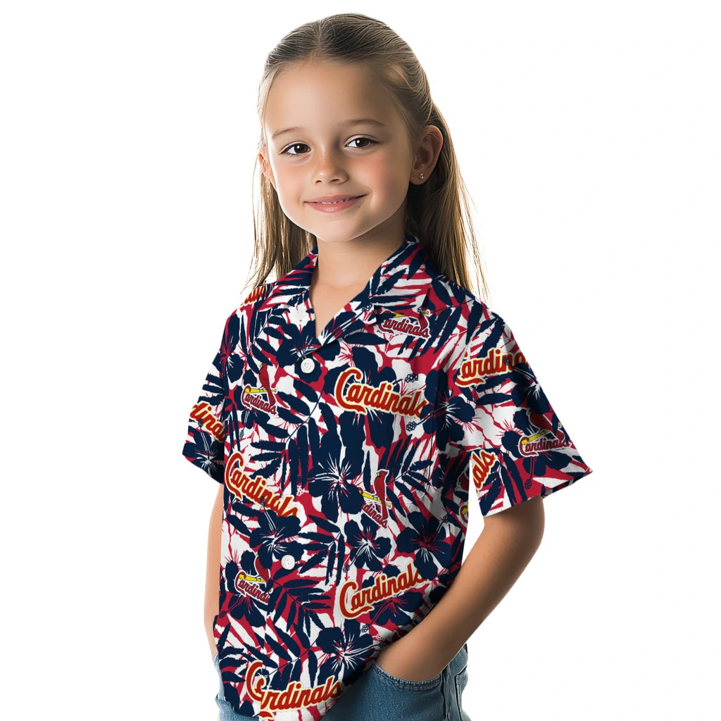St. Louis Cardinals Hawaiian Shirt - Hibiscus Overlay | Moonbestprint
