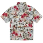St. Louis Cardinals Hawaiian Shirt - Hibiscus Seaside | Moonbestprint