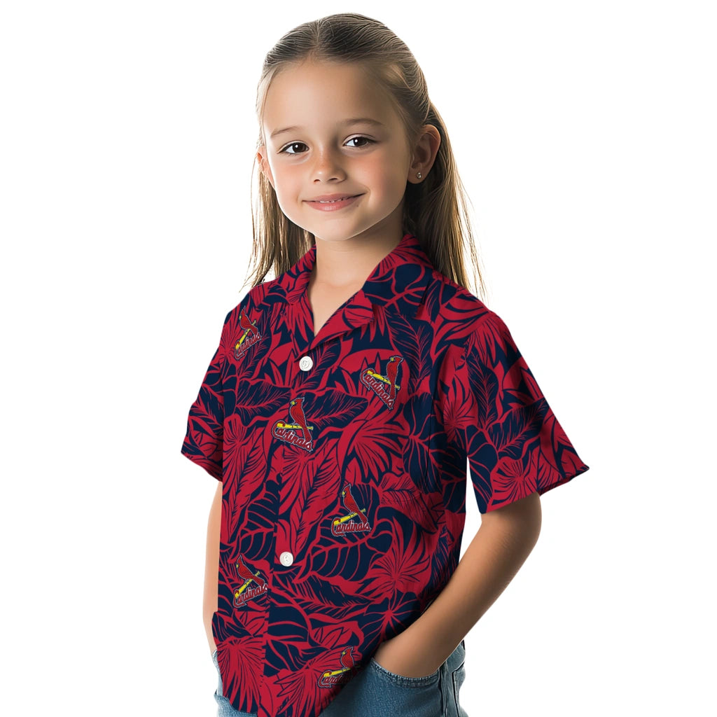 St. Louis Cardinals Hawaiian Shirt - Monstera Layer | Moonbestprint
