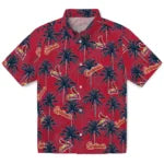 St. Louis Cardinals Hawaiian Shirt - Palm Tree Motif | Moonbestprint