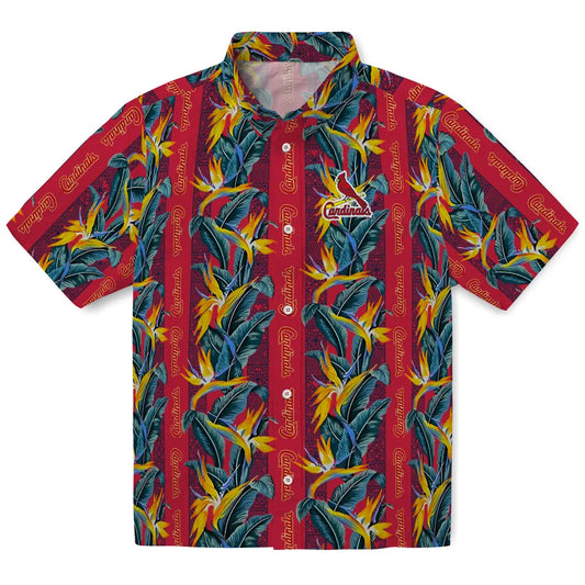 St. Louis Cardinals Hawaiian Shirt - Paradise Vines | Moonbestprint