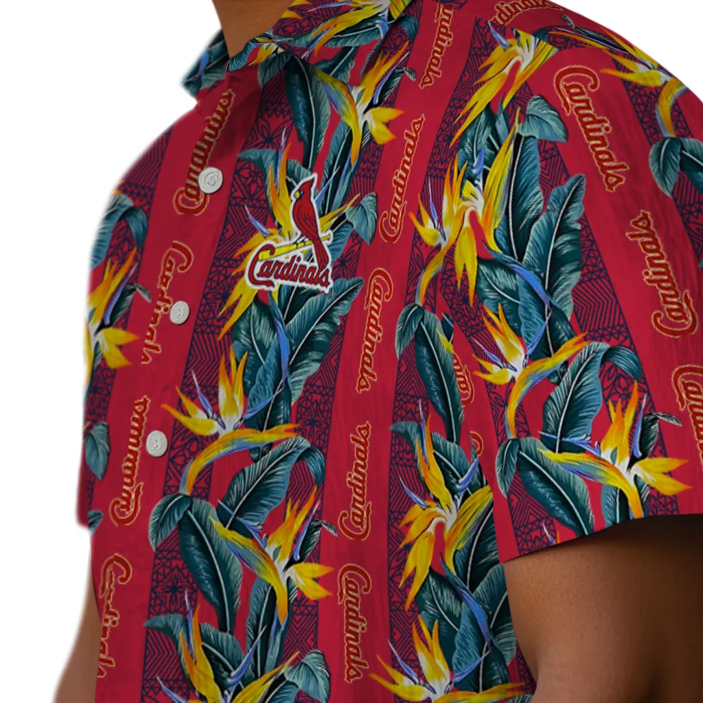 St. Louis Cardinals Hawaiian Shirt - Paradise Vines | Moonbestprint