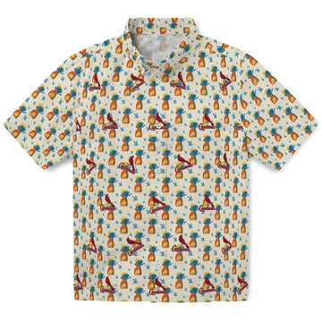 St. Louis Cardinals Hawaiian Shirt - Pineapple Delight | Moonbestprint