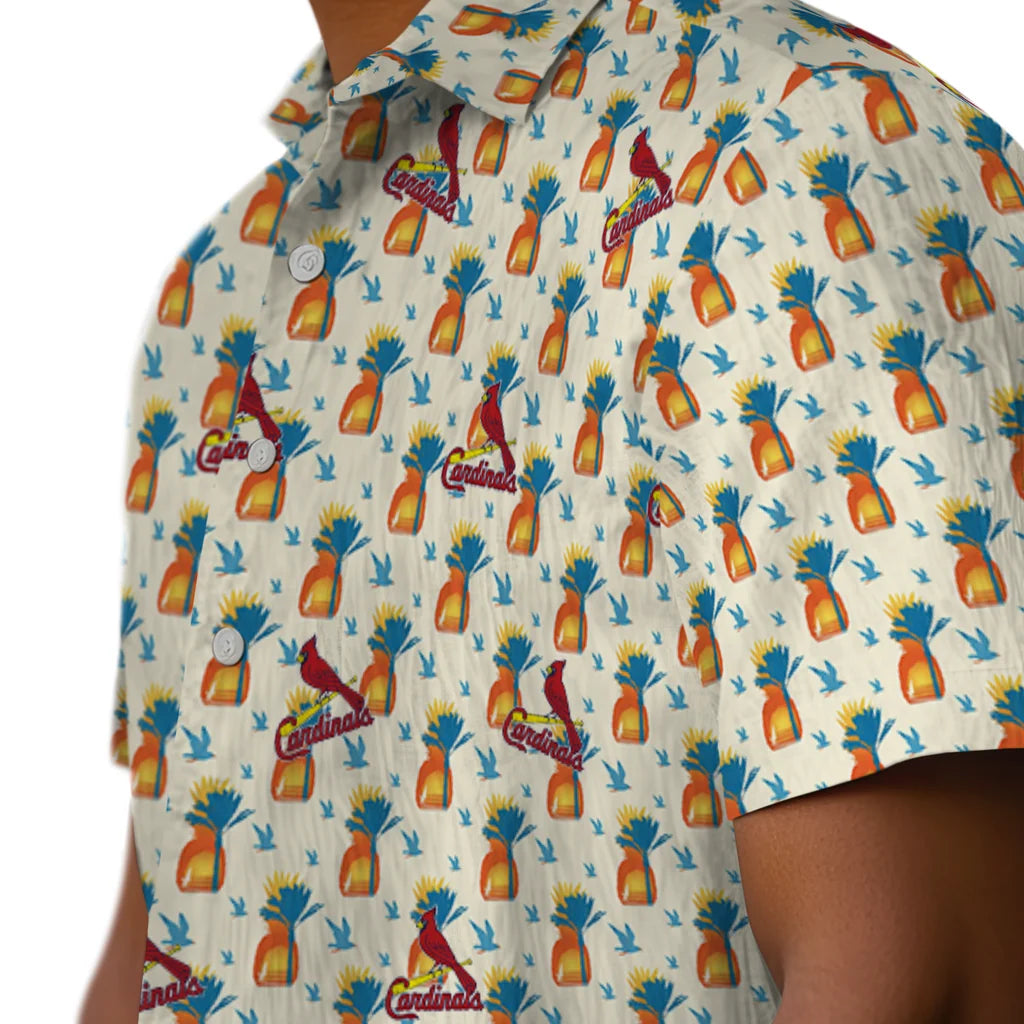 St. Louis Cardinals Hawaiian Shirt - Pineapple Delight | Moonbestprint