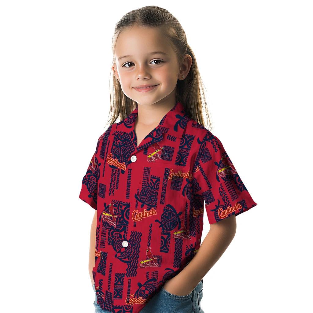 St. Louis Cardinals Hawaiian Shirt - Turtle Lines | Moonbestprint