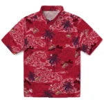 St. Louis Cardinals Hawaiian Shirt - Wave Palm | Moonbestprint