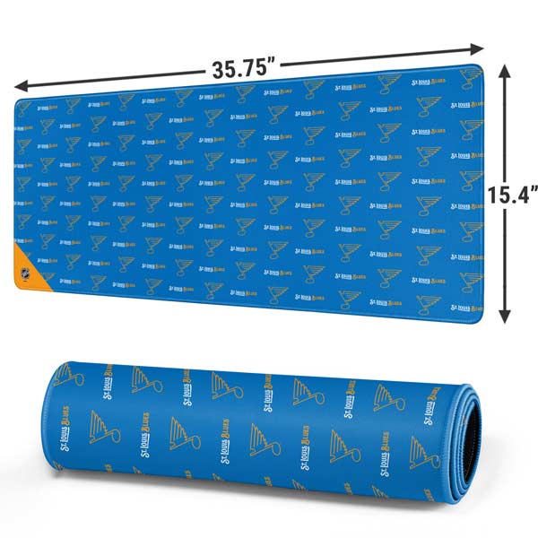 NHL St. Louis Blues Pattern Gaming Mouse Pad Moonbestprint