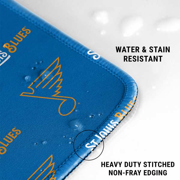 NHL St. Louis Blues Pattern Gaming Mouse Pad Moonbestprint