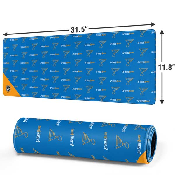 NHL St. Louis Blues Pattern Gaming Mouse Pad Moonbestprint