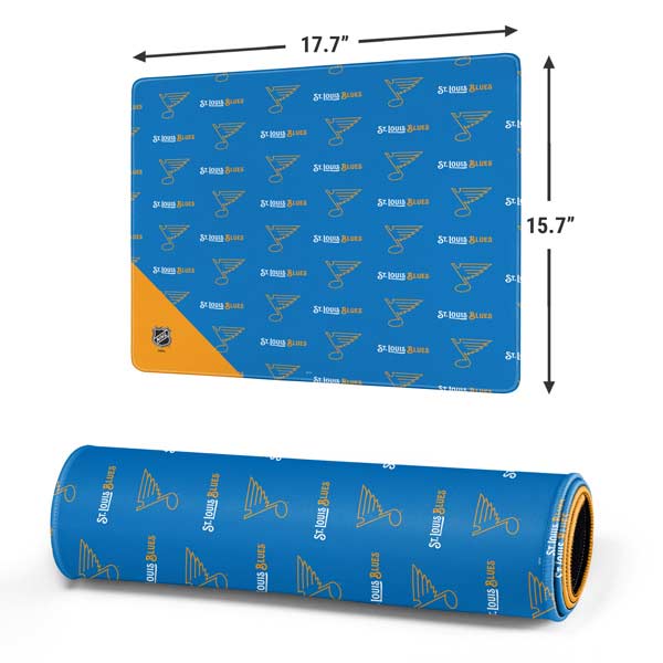 NHL St. Louis Blues Pattern Gaming Mouse Pad Moonbestprint