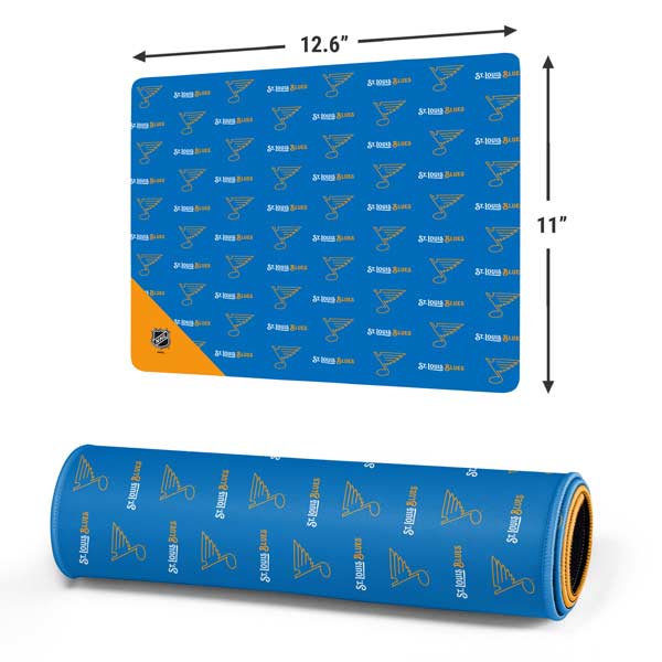 NHL St. Louis Blues Pattern Gaming Mouse Pad Moonbestprint