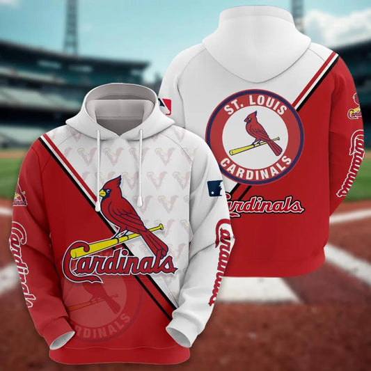 St. Louis Cardinals Logo 3D Clothing 1, MLB All Over Print Hoodie -Moonbestprint