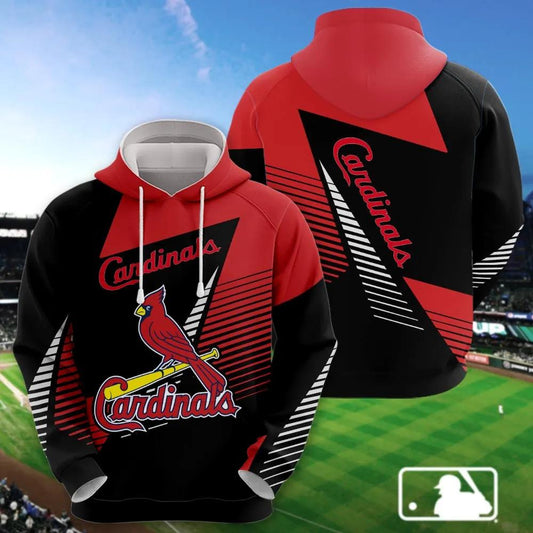 St. Louis Cardinals Printed MLB All Over Print Hoodie -Moonbestprint