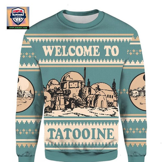 Star Wars Welcome to Tatooine Ugly Xmas 3D Sweater ? Usalast