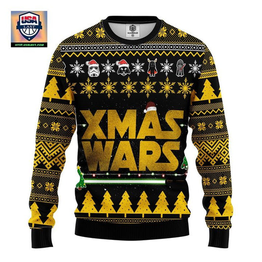 Star Wars Yellow Ugly Christmas Sweater Amazing Gift Idea Thanksgiving Gift ? Usalast