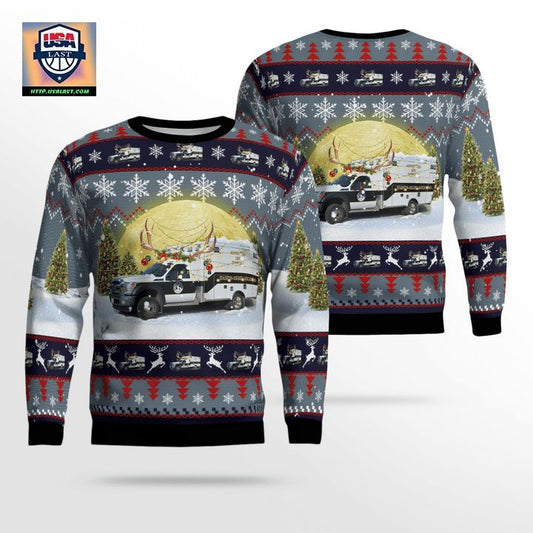 Staunton-Augusta County First Aid Rescue Squad Staunton Virginia Christmas AOP Sweater ? Usalast
