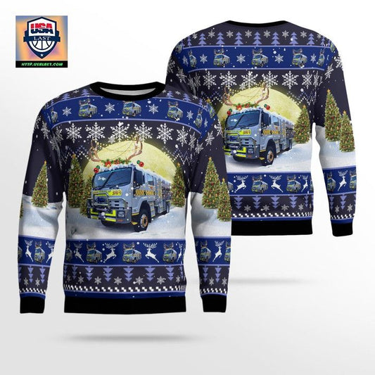 Stirling Country Fire Service Stirling South Australia Christmas AOP Sweater ? Usalast