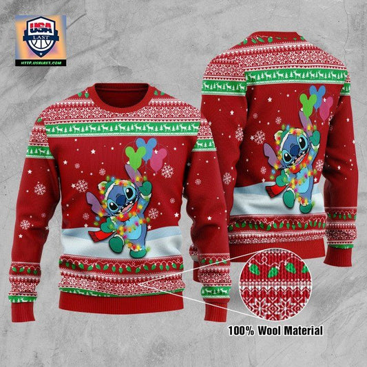 Stitch Light Shape Christmas Sweater Sweater ? Usalast
