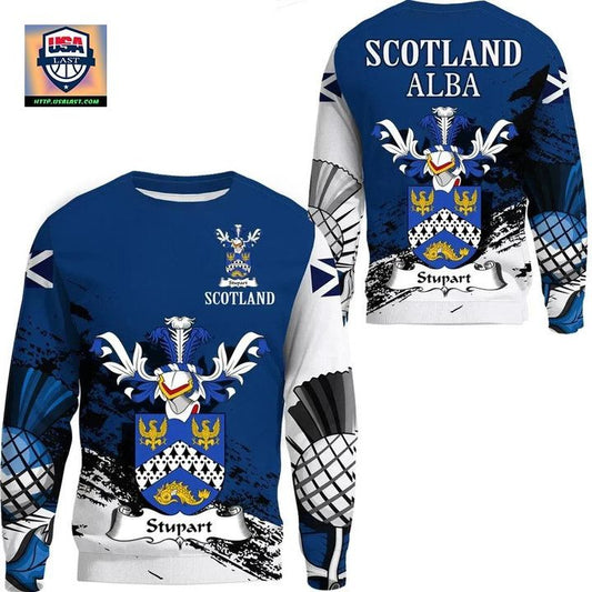 Stupart Scottish Family Crest Scotland Special Sweater A7 ? Usalast