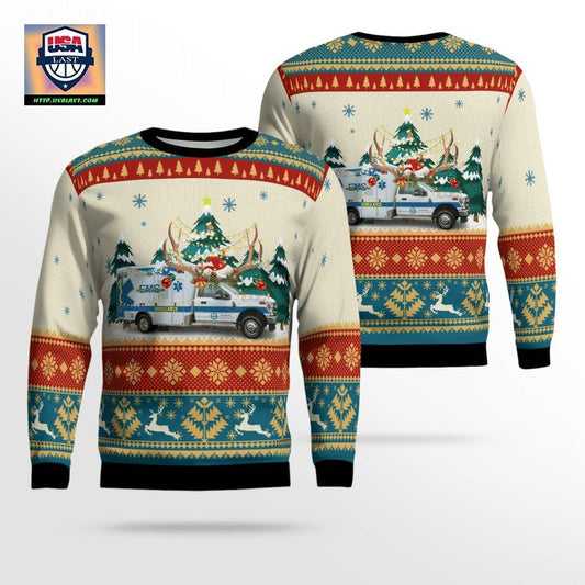 Sumner County EMS Christmas AOP Sweater ? Usalast