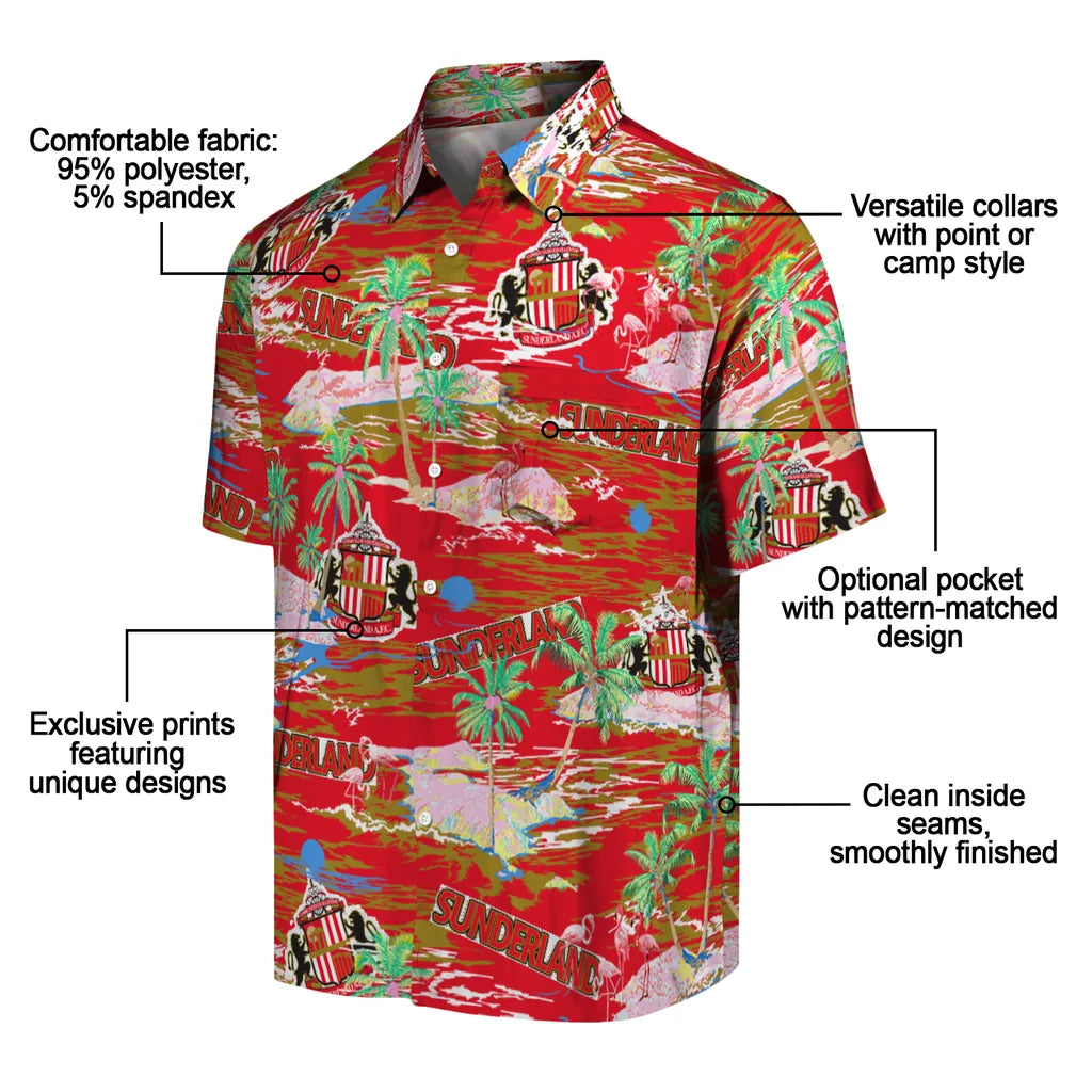 Sunderland Flamingo Retreat 2026 Hawaiian Shirt – Moonbestprint