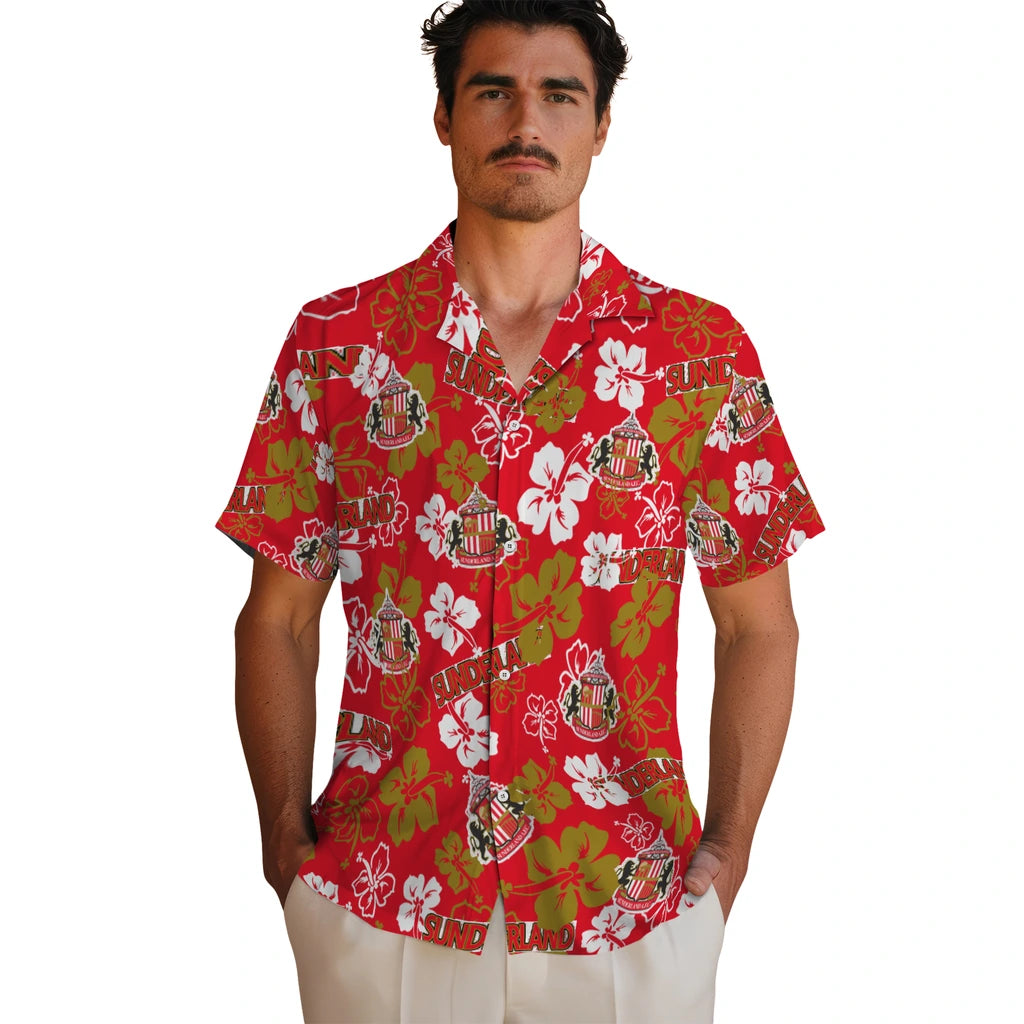 Sunderland Hibiscus Bloom Hawaiian Shirt – Moonbestprint