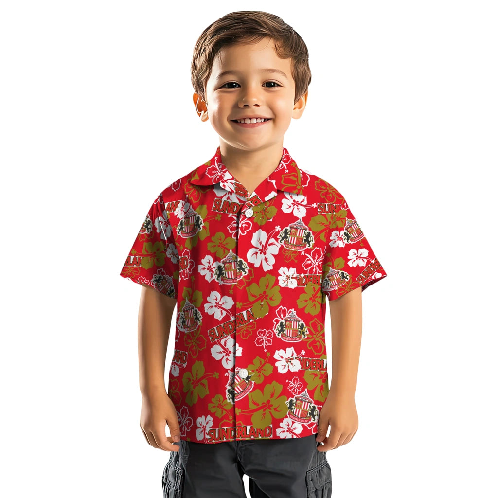 Sunderland Hibiscus Bloom Hawaiian Shirt – Moonbestprint