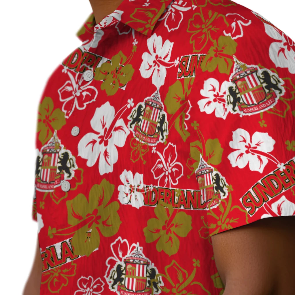 Sunderland Hibiscus Bloom Hawaiian Shirt – Moonbestprint