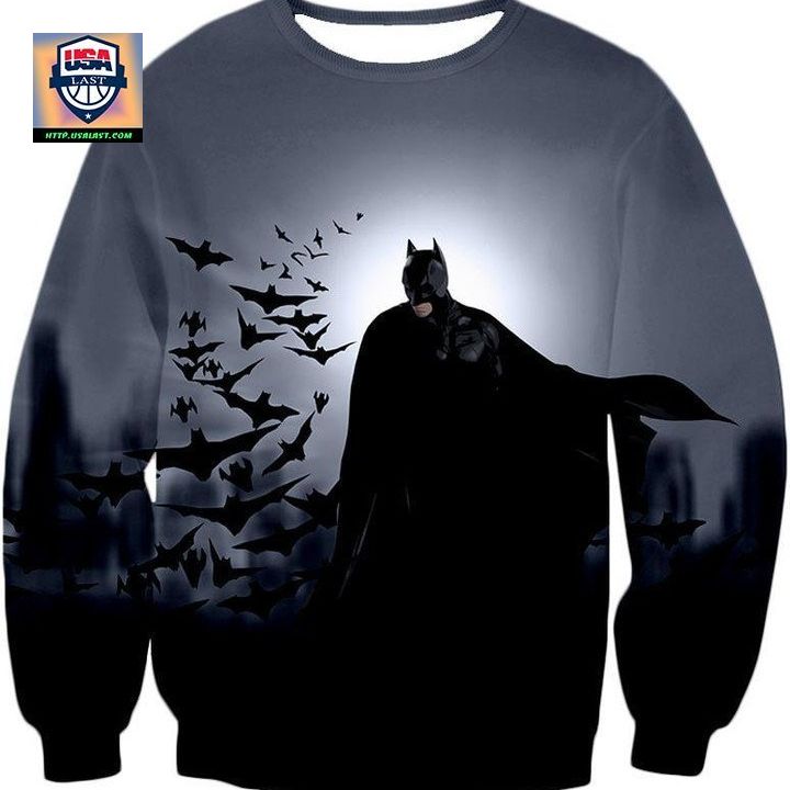 Super Hero Gotham Vigilante Batman Graphic Action Sweater Sh9875 ? Usalast