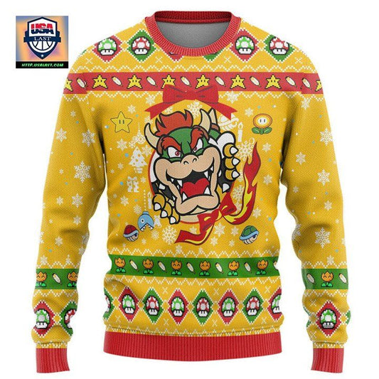 Super Mario Bowsers Fury Christmas Sweater ? Usalast