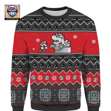 Super Mario No Pain No Game Ugly Christmas2022 3D Sweater ? Usalast