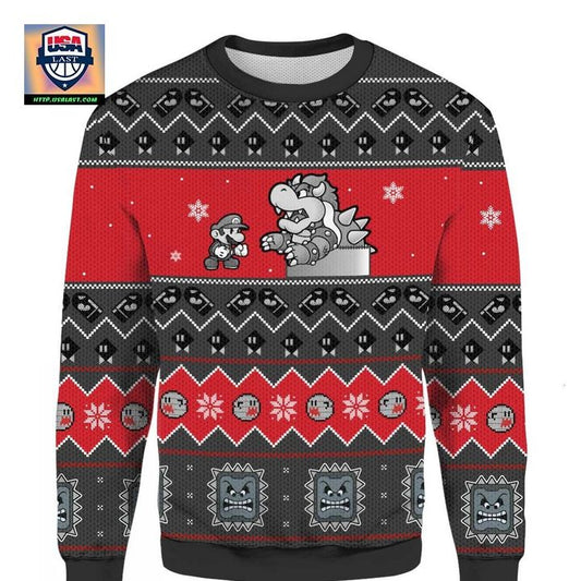 Super Mario No Pain No Game Ugly Christmas2022 3D Sweater ? Usalast