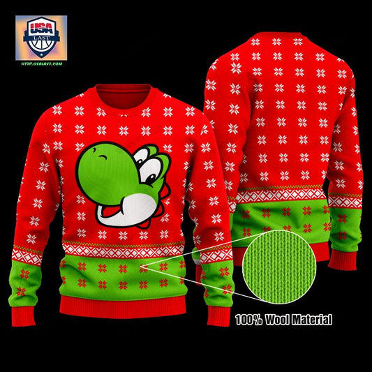 Super Mario Yoshis Island Christmas Sweater ? Usalast