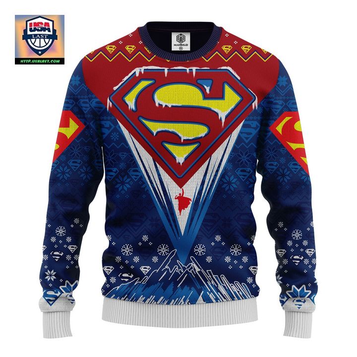 Superman Dc Ugly Christmas Sweater Amazing Gift Idea Thanksgiving Gift ? Usalast