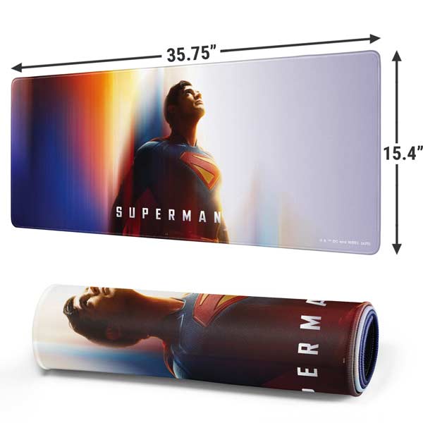 Superman 2025 Man of Steel Ascension Heroic Glow Gaming Mouse Pad Moonbestprint